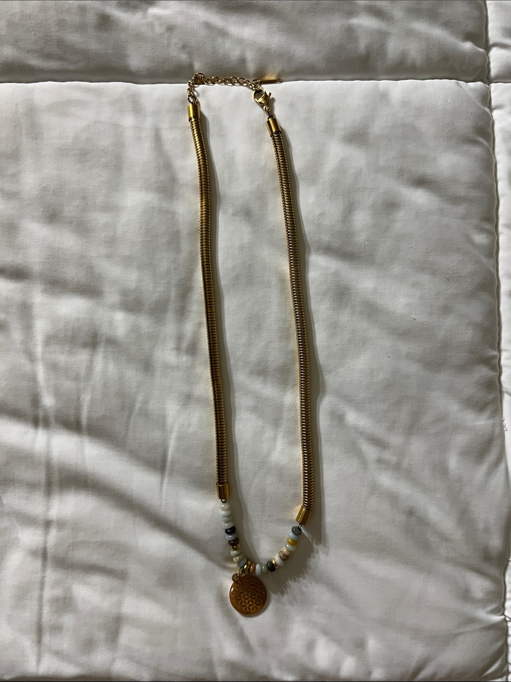 Bead/chain necklace